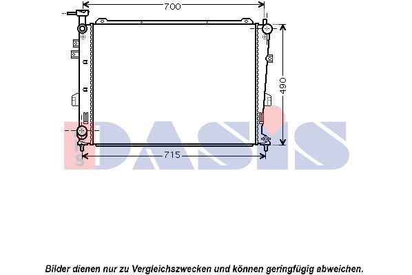 AKS DASIS Radiators, Motora dzesēšanas sistēma 510096N